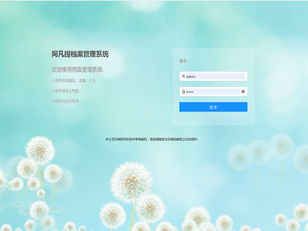 Afanti檔案管理系統(tǒng)-大圖